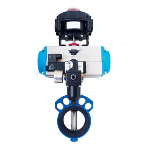 High Temperature Pneumatic Actuated Butterfly Valve